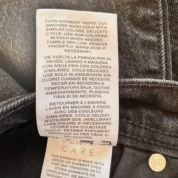 Kensie Mila High Rise Straight Jeans Black - Picture 8 of 9